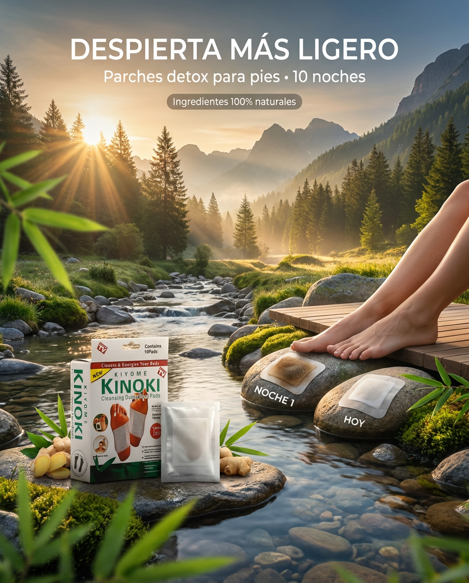 Parches Kinokis para Pies x10 | Relajación y Bienestar para tus Pies